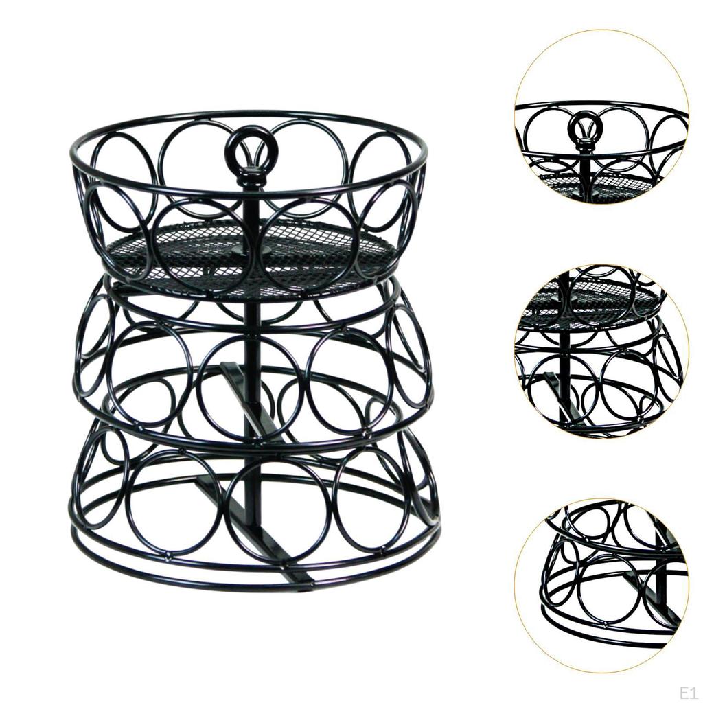 Coffee Pod Holder Capsule Organizer Large Capacity Storage Rack for