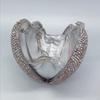 Heart-Shape Women’s Purse Diamond Evening Clutches Bag Red/Silver Gold Hard Metal Clutch Luxury Handbags Prom Dinner Purse