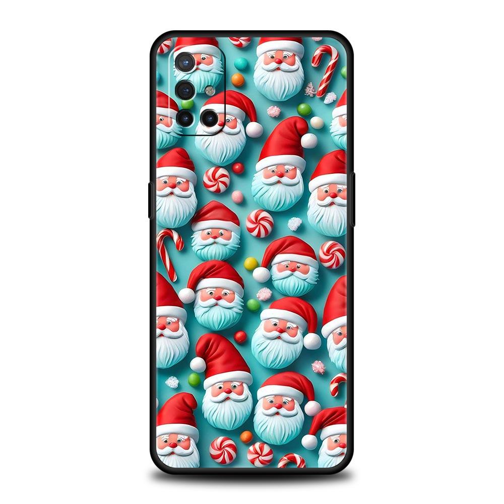 New Year Christmas Phone Case For Oneplus 13R 13 12R 11 10T 10R Nord N100 N200 N10 10 9 9R 9RT CE 3 2 Z Pro 5G Soft TPU Cover