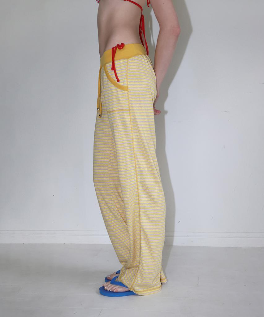 CRANK Candy Stripe Lounge Pants_Yellow