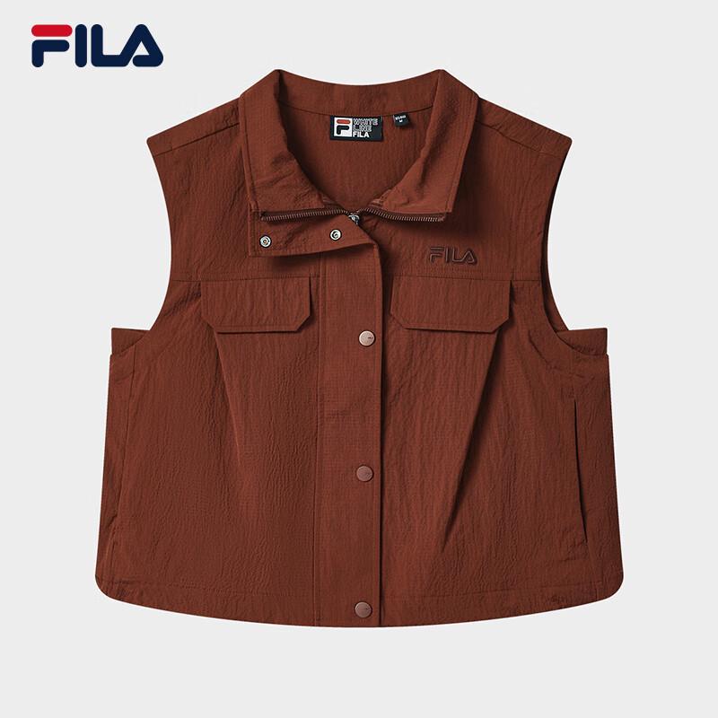 Fila Women s Casual Lapel Sleeveless Vest L