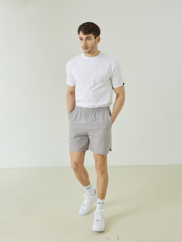 HERVINO Active 6-Inch Half Pants [Gray]