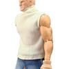 112 Scale Action Figure Vest (Body, Head, Shoes, Etc. Not Included) - White