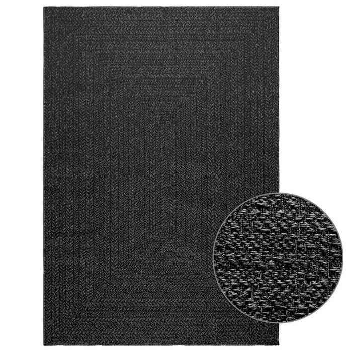 VidaXL Tapis ZIZUR 140x200 cm aspect de jute intérieur extérieur, tapis d'extérieur, tapis de sol, tapis d'intérieur 4010335