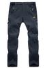 KEFITEVD Winter Mountain Ski Long Walking Hiking Size 3XL Men's Pants, Pants, Pants, Pants, Water-Repellent, Windproof, Pants, Gray, JP,