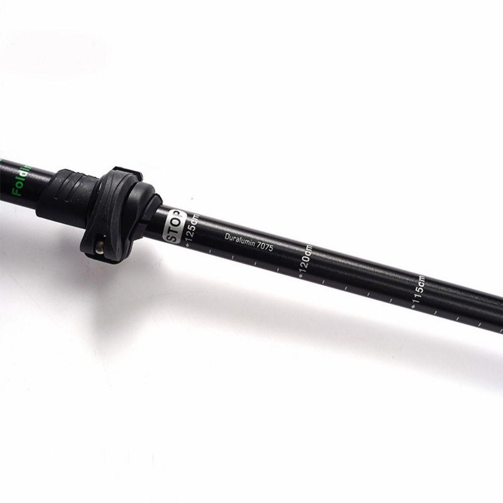 EVA Cross Country Cane Aluminum Wading Staff Expandable Walking Sticks  Climbing