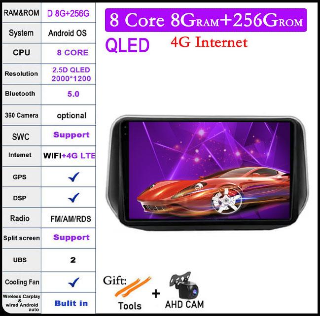 10.1 Lnch For Hyundai Santa Fe IX45 2018 2019 2020 Car Video CarPlay Stereo GPS Navigation Autoradio Multimedia Auto