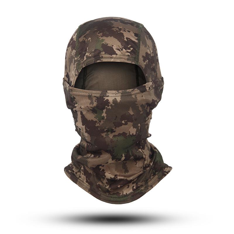 "Camouflage Motorcycle Balaclava: Dustproof, Sun-Protection Summer Riding Mask"