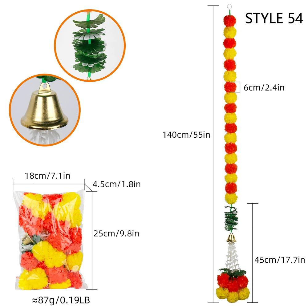 Indian Style Fake Plant 140-160cm Home Party Decor For Halloween Day of The Dead