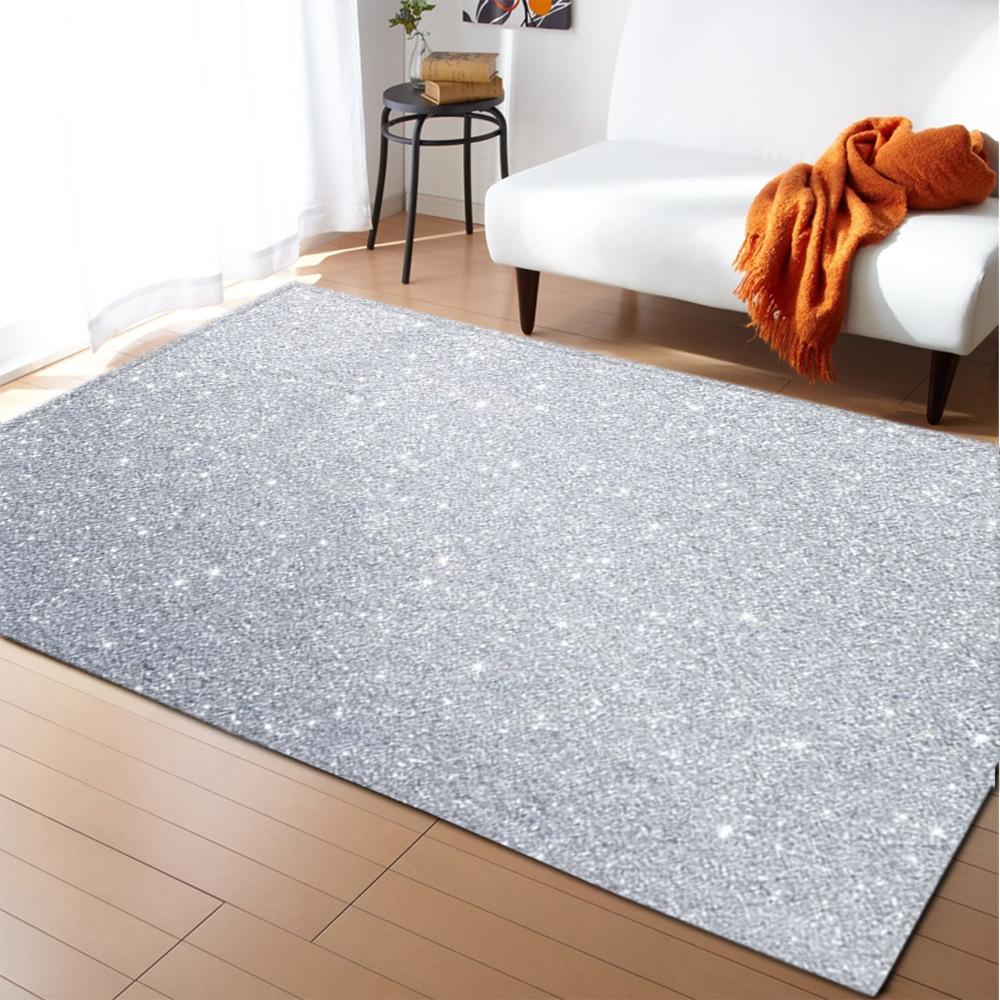 Ethnic Style Carpet Feather Style Bedroom Floor Mat
