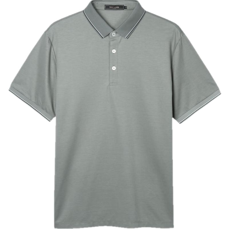 YOUNGOR Men s Business Casual Short-Sleeve T-shirt 2XL