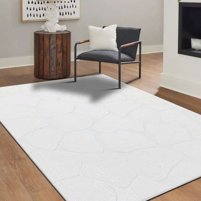 Carpet - THE DECO FACTORY - SEVENTY ICE - 190x290 Cm - Synthetic - Modern