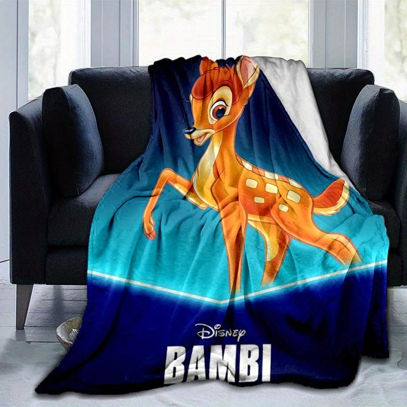 1pc, Bambi Deer Print Blanket Home Decor, Couch Throw, Outdoor Blanket, Gift for Friends, Coverlet Suitable for Bedroom