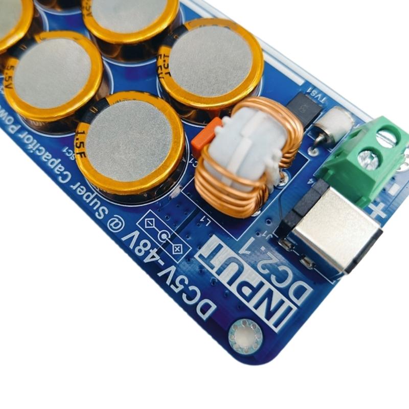 5V-48V 10A Supercapacitor Filter Board  Linears Switching for Headphone Amplifier
