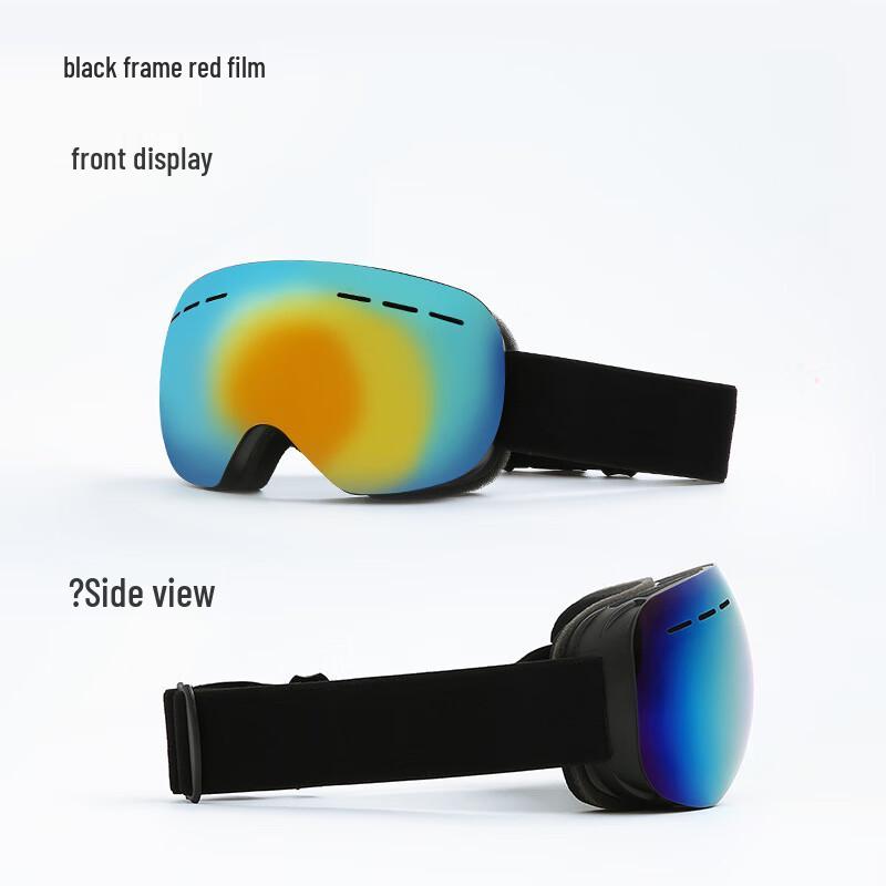 UOSU Anti-Fog OTG Ski & Cycling Spherical Goggles