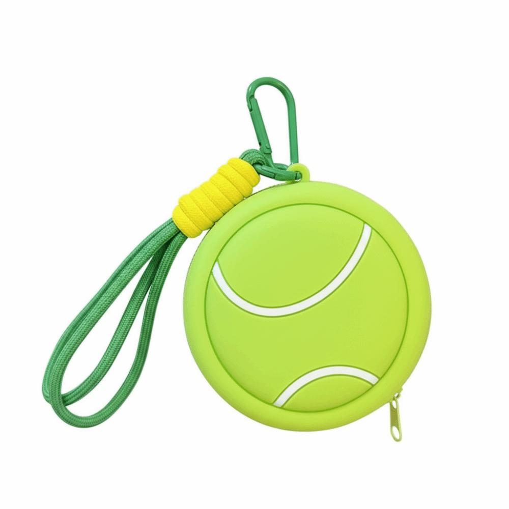 Waterproof Ball Shaped Coin Purse Sporty Storage Bag Cartoon Headphone Pouch  Sports Accessory