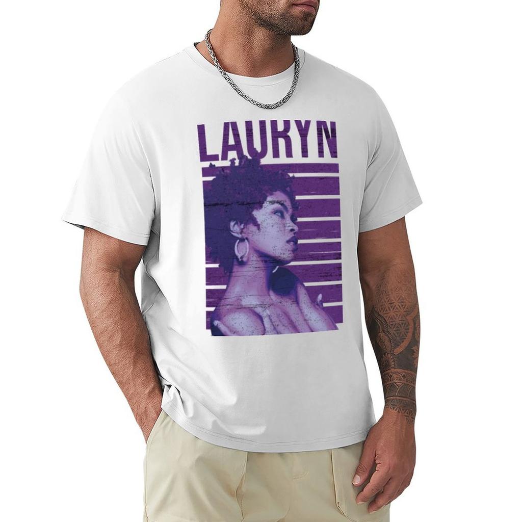 Fugees Lauryn Hill Tshirt Work Basic Short Sleeve Top