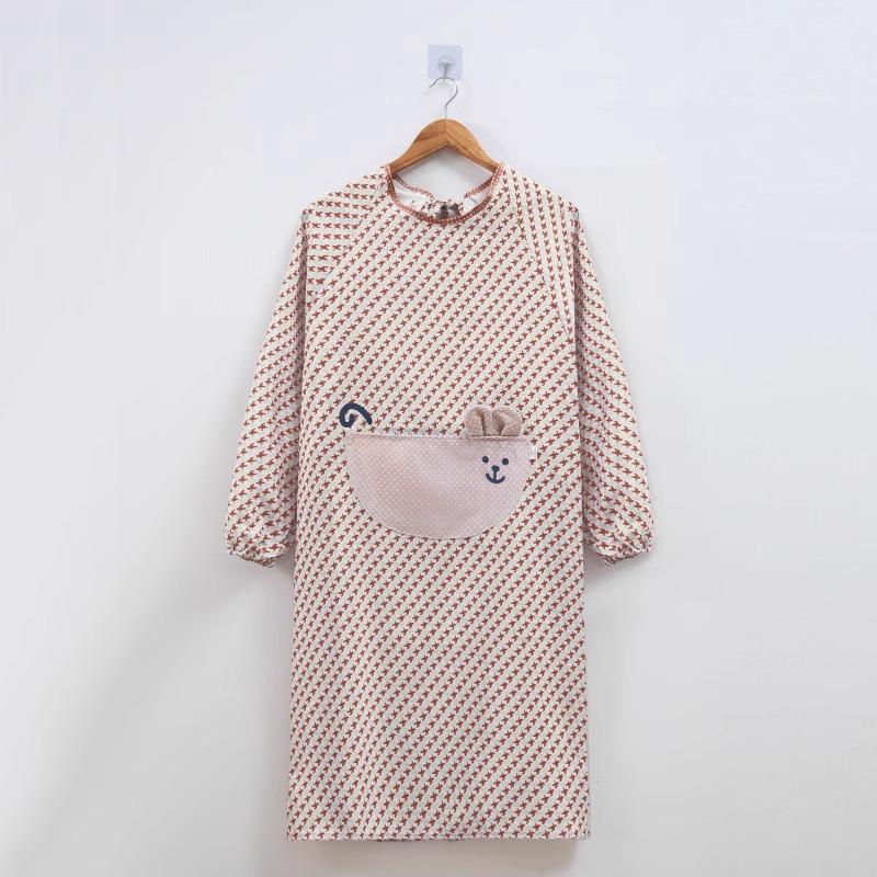 

2024 Korean Style Waterproof Oil-Proof Fashionable Women s Apron for Stir-Frying