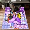 Custom Anime A-AphmauS Mat Personalized Name, Polyester Washable Indoor Entryway Rug, Gift for Christmas, Easter, Thanksgiving Day