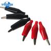 10PCS Alligator Clips Insulation Metal Crocodile Clip 24*28mm 28*35mm 35*45mm DIY Kit Electric Test Clip Red and Black 5pcs Each