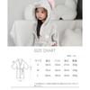 MARBEINE Kids' Hooded Bathrobe, Towel Fabric, Animal Print, for Boys and Girls, Open-Front, Fluffy, Perfect for Bathtime or Loungewear
