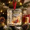 Christmas Tree Money Holder Retro Cash Pendant Decoration Transparent Acrylic Creative for Gifts Holiday Hanging Ornament with Card Slot Festive