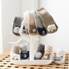 Süße Cartoon-Tier-Babysocken für Jungen und Mädchen, Frühling/Herbst, weiche Baumwolle, Bär, Katze, Elefant, rutschfeste Sohle, Neugeborenen-Kleinkind-Socken, Neu
