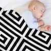 Greek Key Pattern 122 Black and White Throw Blanket Large Blankets For Bed Luxury St Blankets and Throws Blankets