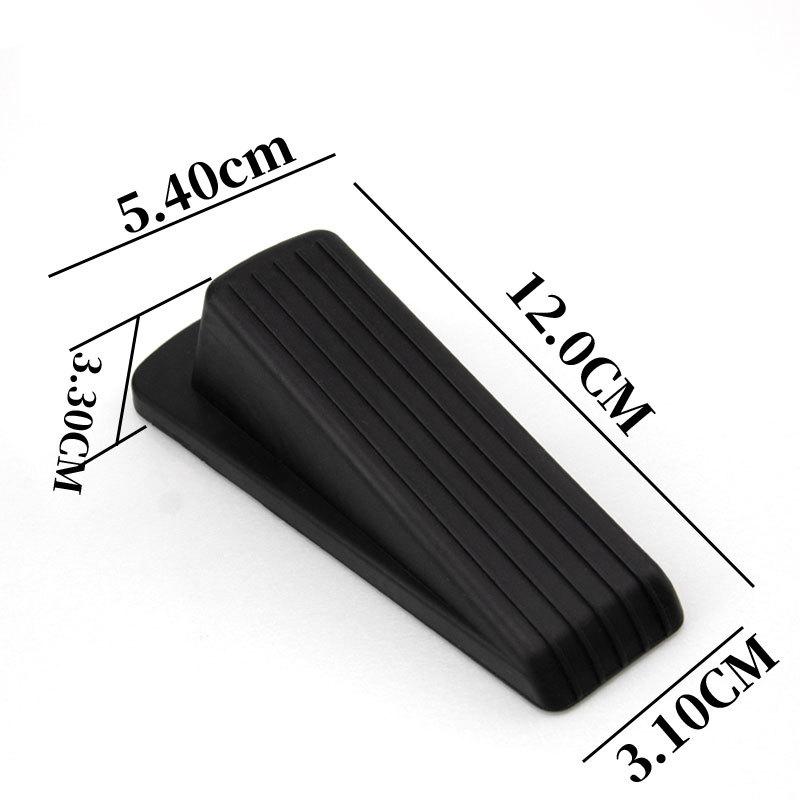 Practical Safety Soft Silicone Door Stoppers Block Wedges Doorstops Home Anti-Collision Stop Wear Resistant