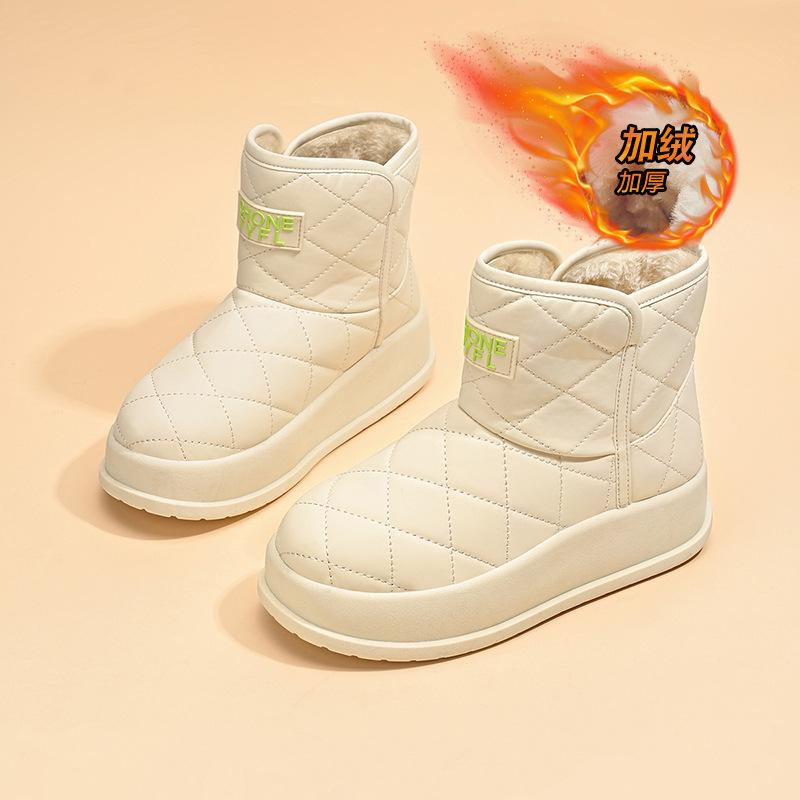 

Snow boots women s 2025 winter new women s shoes short tube thermal cotton shoes piled thickened shoes women s boots shoes women s MX7807 35