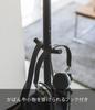 Yamazaki Jitsugyo Pole Hanger Black Approx. W36.5XD36.5XH140cm Smart Coat Hanger Slim 4081