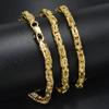 Collar de Oro Chapado para Hombre y Mujer de Dubái Trenzado Multicapa Tridimensional Circonita Joyería para Fiesta Hip-Hop