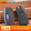 Car Sticker 2026 New 2025 Hot 21MM Ford Logo Car Remote Key Exquisite Emblem Sticker For Ford F150 Focus Ranger Fiesta Transit M