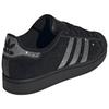 adidas Originals Superstar II W Core Black Silver Metallic Off White Women's Shoes IH4200