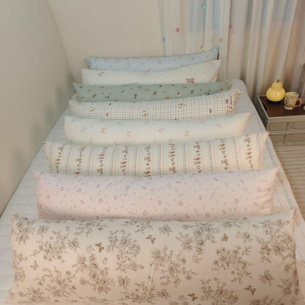 Ins-Style Cartoon Double-Layer Cotton Leg-Clamping Pillow - Detachable & Washable for Girl's Bedroom & Baby's Use
