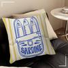 Coastalcharm Sardine Can Pillowcases Home Bedding Decorative Pillow Cover Wedding Super Soft Pillow Case
