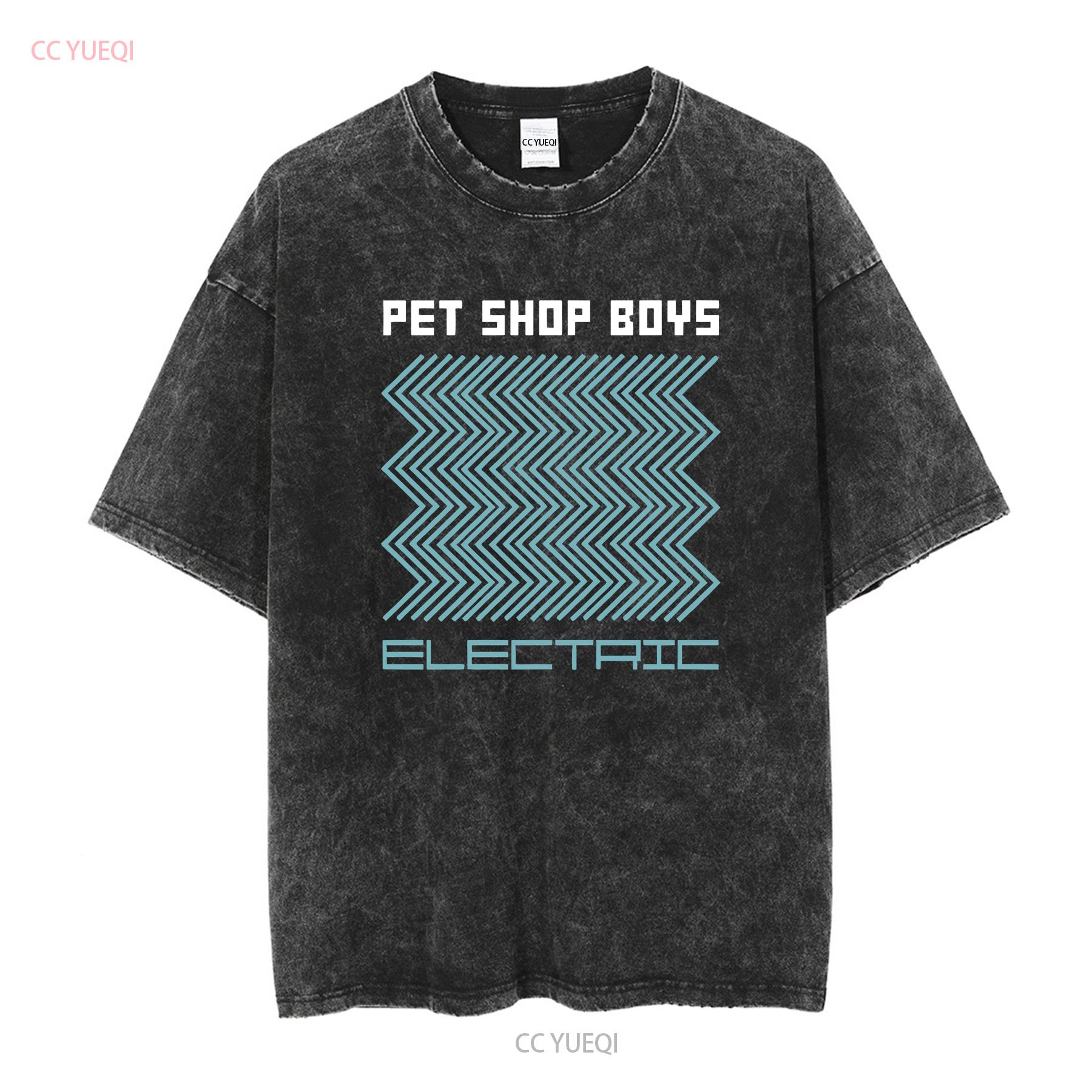 

Pet Shop Boys НОВА ЧОРНА ФУТБОЛКА Всі Розміри S 4XL FR241 вінтажна Прана вуличний одяг Злегка графічний Верх для повсякденного носіння L