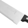 Shibazi Cleaver Knife Stainless Steel Serrated Frozen Food Meat Bread Steak Vegetable Barbecue Slicing Multifuntional Chef Knife