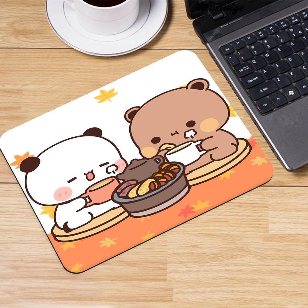 Mouse Mat Bubu Dudu Anime Smalll Mouse Pad Desk Mat Office Accessories Gaming Mat Computer Table Setup Desktops Rug Mouse Carpet