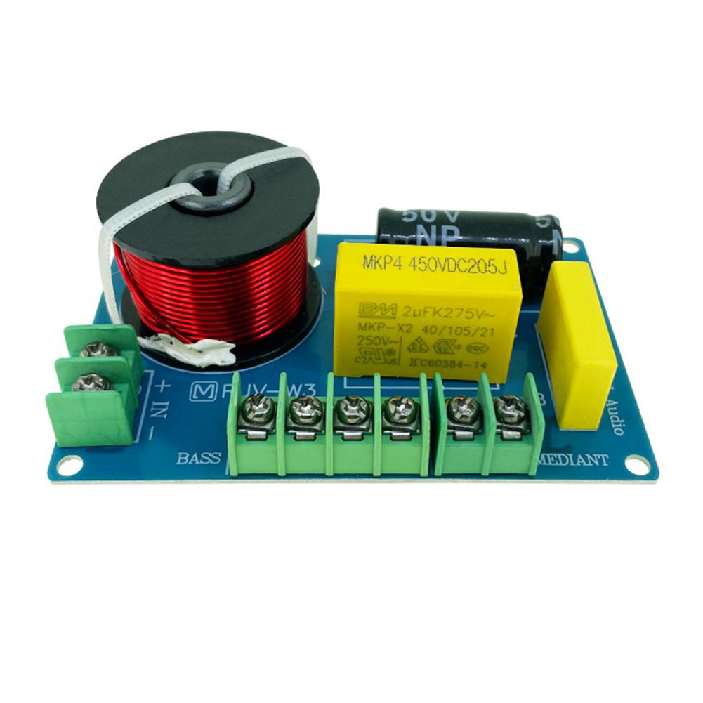 3-Way Speaker Frequency Divider Home Theater Dance Audio Hifi Filter Circuit Board Bookshelf Audio for 3.5/4/4.5-8 Inch Speakers