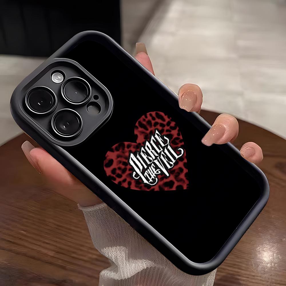 Rock Band PIERCE VEil Phone Case For IPhone 17 Pro Max 15 Pro 16 14 Plus 12 13 Mini 11 Pro Shockproof Soft Cover