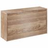 Vidaxl Schuhschrank, Farbe Eiche, 80x24x45 cm