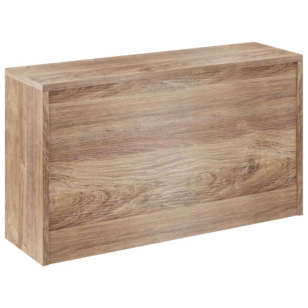 Vidaxl Schuhschrank, Farbe Eiche, 80x24x45 cm