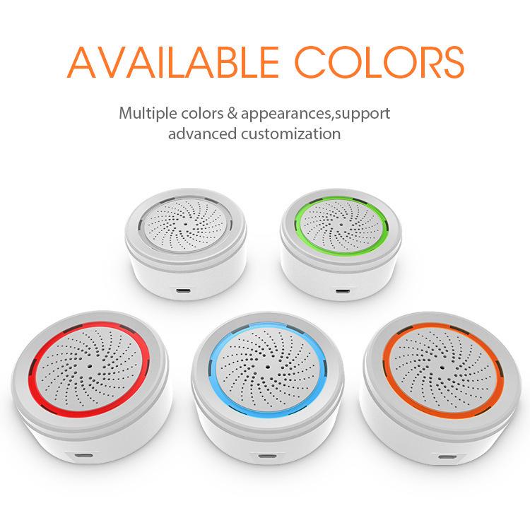 Neo Graffiti Zigbee Smart Security Alarm with Sound & Light - Dual USB/Battery Power.