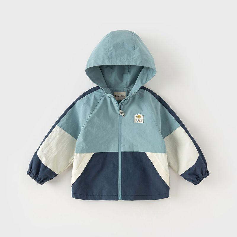 David Bella Boys  Jacket Children s New Spring Coat Boys  Hooded Clothing Boys  Casual Windbreaker Children s Clothing Blue [Ready Stock] 150