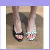 Summer Womens Flip Flops With Pu Upper And Rubber Sole For Casual Wear