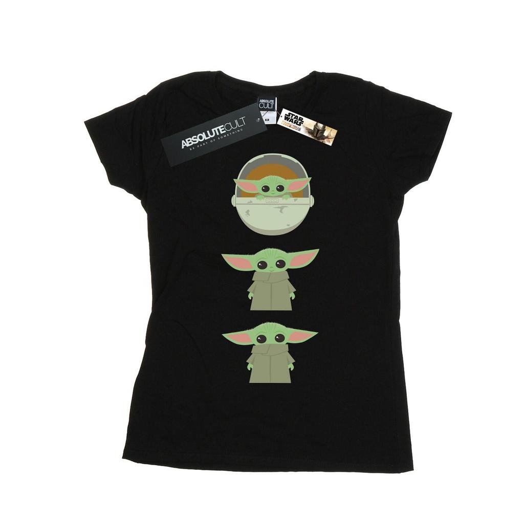 STAR WARS Womens/Ladies The Mandalorian The Child Posing Cotton T-Shirt
