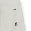 MLB New York Yankees SS26 Elastic Waist Retro Solid Color Comfortable Casual Shorts Unisex Shorts 3ASPB1063-50IVS