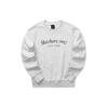 Skechers Colorful Casual Series Large Letter Round Neck Pullover Sports College Style Sweatshirt Women Sweatshirt Light-White Gray L124W015-0248