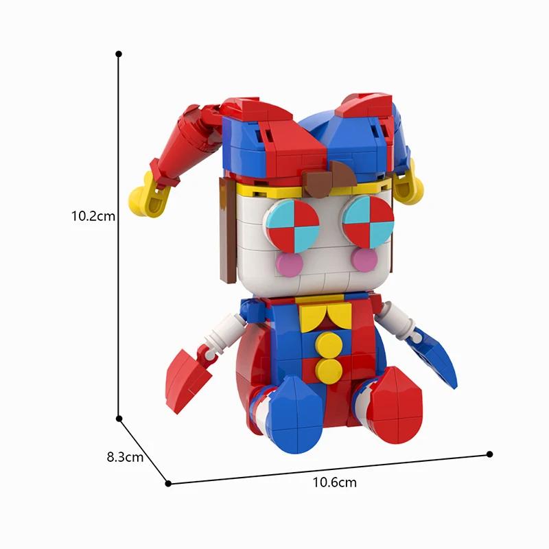 Elegant Box Hot The Amazing Digital Circus Pomni Jax Joker Rabbit Building Block Set DIY Model Toys Kids Birthday 2024 Gift